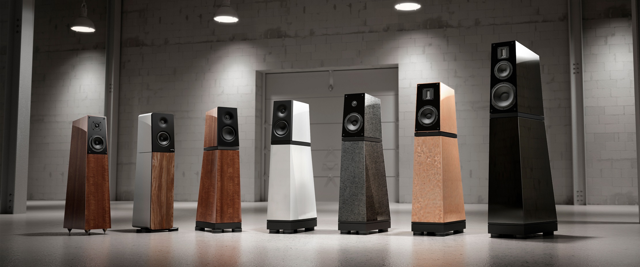 Famiglia diffusori Verity Audio