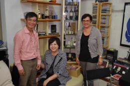 Mister Rick Ong e Signora con la preziosa Silvia De Monte. 