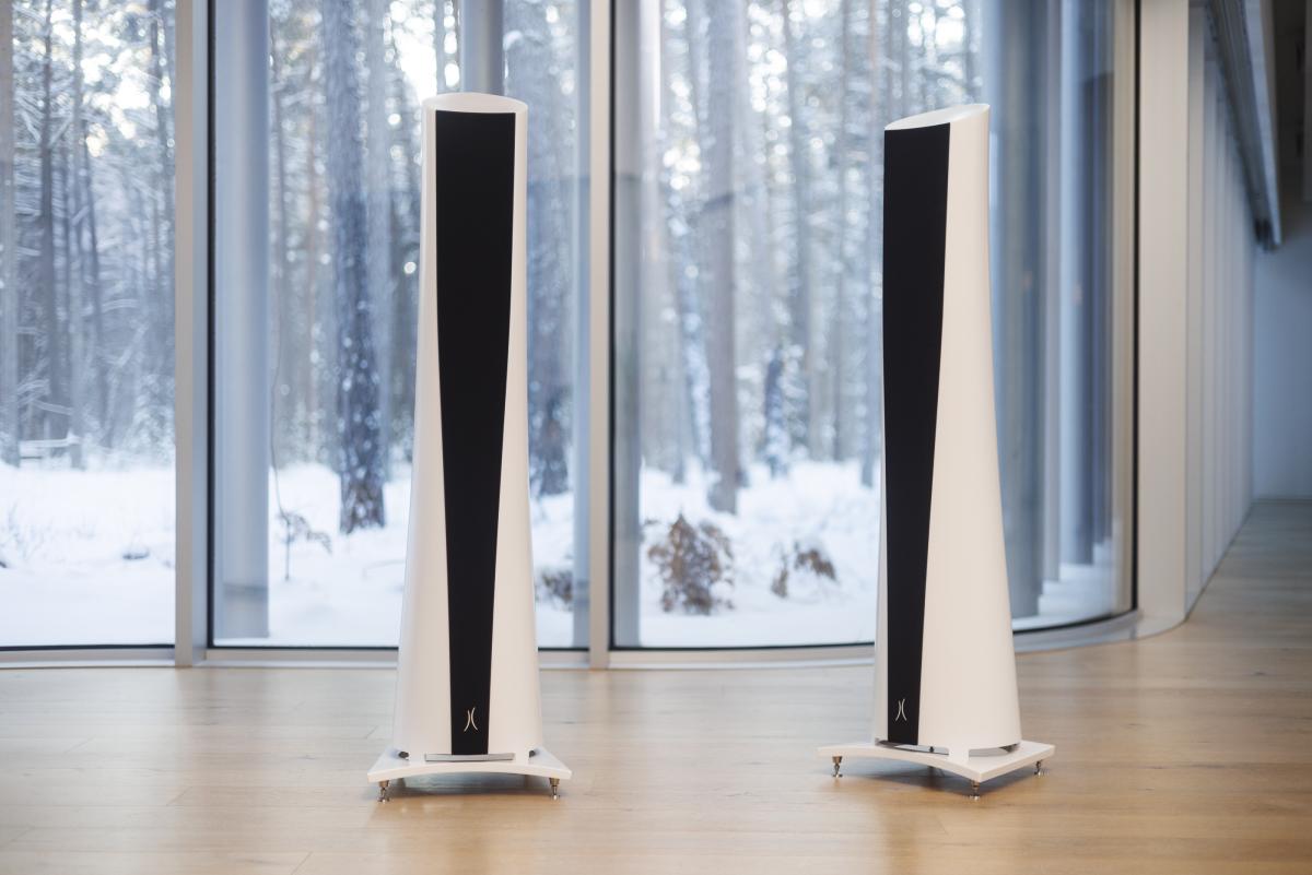 The Estelon Aura Loudspeakers Installed in the Exhibition Area of the Arvo P?rt Centre